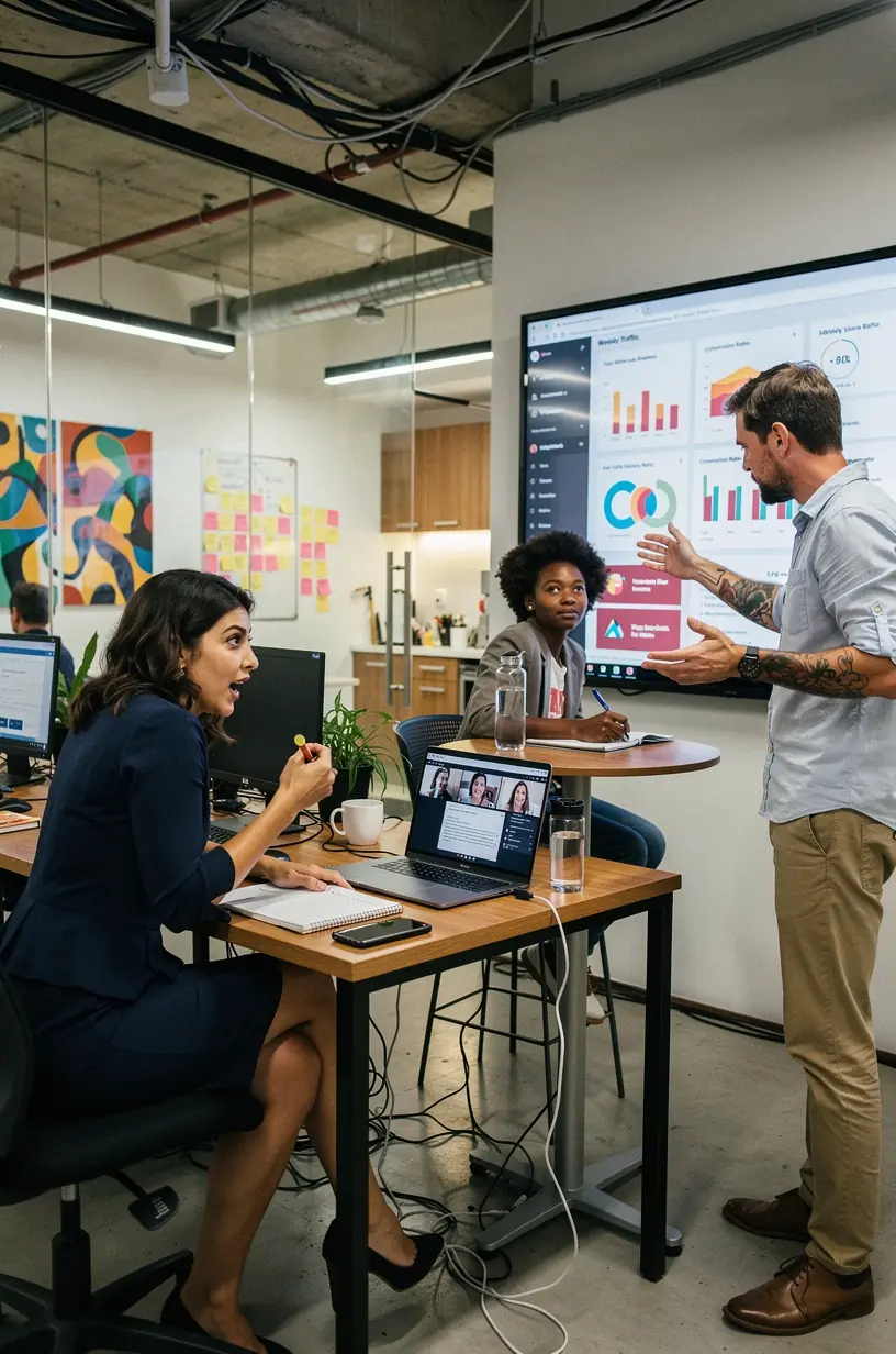 Virtual team conflict resolution strategies illustrated